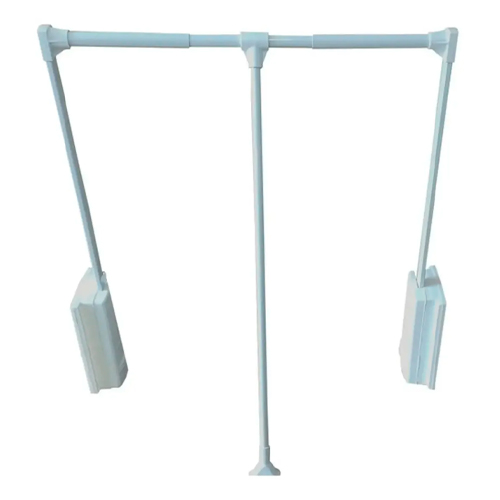 Imagem do produto CABIDEIRO BASCULANTE EXTENSIVEL 680X1000 BRANCO METALNOX