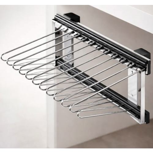 Imagem do produto CALCEIRO DESLIZANTE CROMADO C/ 12 HASTES 450MM DIMEC