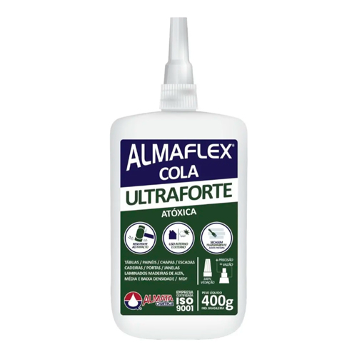 Imagem do produto COLA BRANCA ULTRA FORTE 400G ALMATA