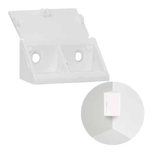 Imagem do produto CONECTOR DE MONTAGEM DUPLO BRANCO GRANDE 3D