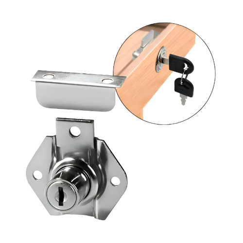 Imagem do produto FECHADURA 22MM C/ BATENTE CHAVE FIXA BRMETAL
