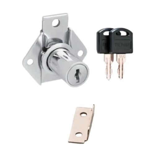 Imagem do produto FECHADURA 22MM C/ BATENTE CHAVE FIXA BRMETAL