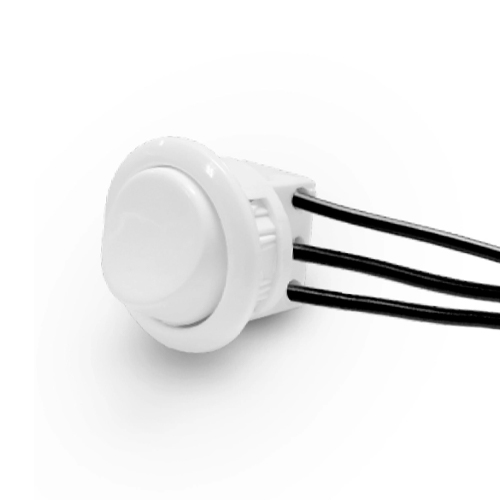 Imagem do produto INTERRUPTOR BOLINHA BRANCO PARALETO 3 FIOS 22MM SALUTO