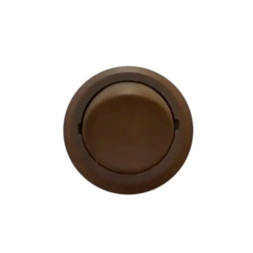 Imagem do produto INTERRUPTOR BOLINHA MARROM  SIMPLES 2 FIOS 22MM SALUTO