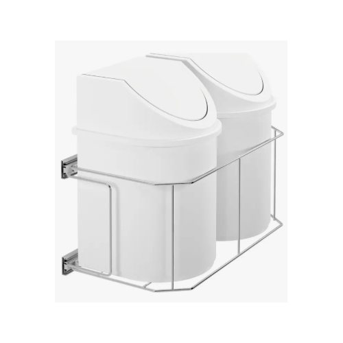 Imagem do produto LIXEIRA DUPLA ELEVATTA 12LTS DIMEC (A400 L290 P490)