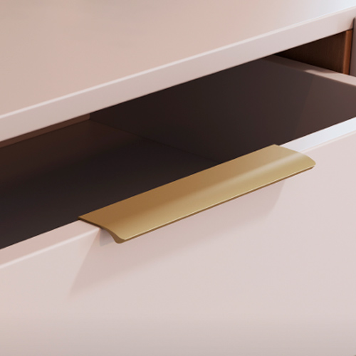 Imagem do produto PERFIL PUX  CURVO CHAMPAGNE 3 METROS RM-388 ROMETAL