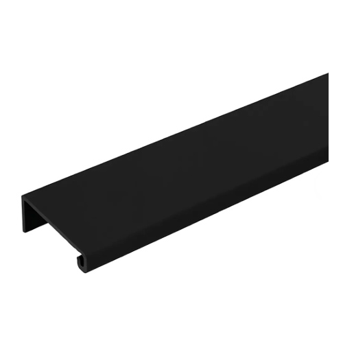 Imagem do produto PERFIL PUX FACETATO ANODIZADO PRETO 3 METROS RM183 ROMETAL