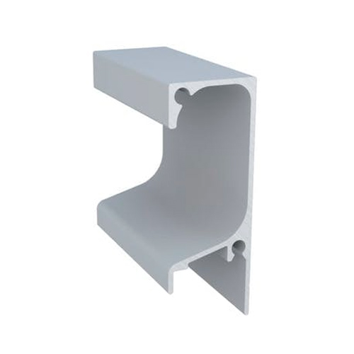 Imagem do produto PERFIL RM052 FOSCO PUX RETO 15MM C/ PONTEIRA 3M  ROMETAL
