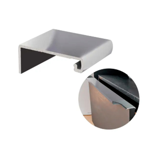 Imagem do produto PONTEIRA CURVA FACETATO 18MM INOX MATTE ESCURO PAR RM183 ROMETAL