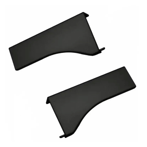 Imagem do produto PONTEIRA CURVA FACETATO 18MM PRETO PAR RM183 ROMETAL