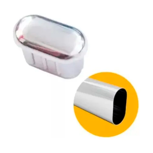 Imagem do produto PONTEIRA OVALADO CROMADA 16X30 3D