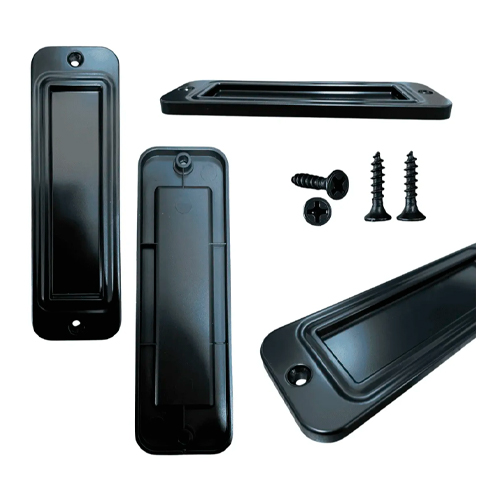 Imagem do produto PUXADOR MONACO 128MM SOBREPOR PRETO FOSCO KITSUL