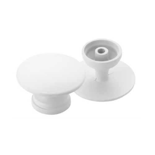 Imagem do produto PUXADOR PONTUAL 34MM BRANCO 3D