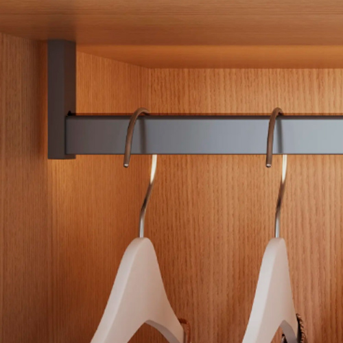 Imagem do produto SUPORTE CINTRE TOPO LATERAL CABIDEIRO PRETO ROMETAL