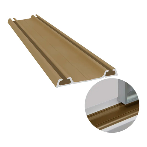Imagem do produto TRILHO 3 METROS RM-023 INFERIOR CHAMPAGNE ROMETAL