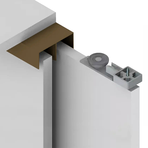 Imagem ilustrativa do produto - TRILHO 3 METROS RM-030 SUPERIOR CHAMPAGNE ROMETAL