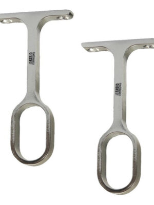 Suporte Central Oval Fechado p/ Tubo